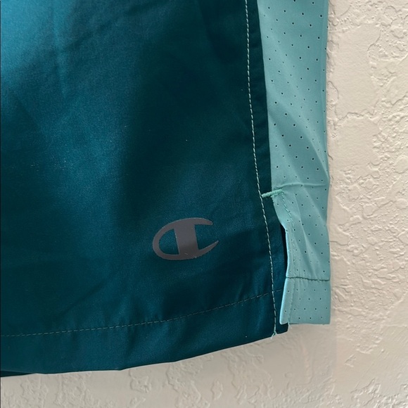 Champion Dark Teal Performance Shorts - Picture 8 of 8